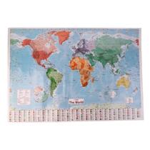 new arrived large world map home decoration detailed english