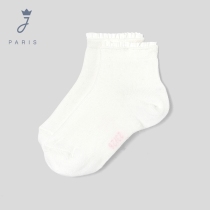 Jacadi) Yakadi French fall and winter girl bloom pure-colored socks 2018746