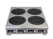 Weiling high power 4*2500W commercial induction cooker four integrated furnaces