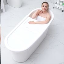 Bath tub Adults and the elderly bath tub simple household king-size thickened safety plastic bath tub