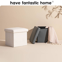 Good thing has folding storage stool storage stool can sit multifunctional home sofa stool adult simple shoe stool