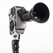 The 1950s Western Antique Swiss Bolex P2 8mm 8mm film camera with handle 8