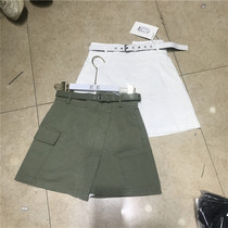 AIWEISU AIWEISU 6M0802019 summer new fashion with belt short skirt A-line skirt anti-light