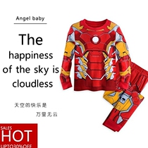 Spider steel Thor pajamas air conditioning suit Cartoon childrens clothing two sets of home clothes INS new wholesale
