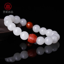 Lingo Living Pavilion Xinjiang and Tian Yuhands Strings South Red Strings Pearl Hand Chain Manau Single Pearl