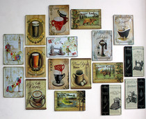 Café Décor Wall Decoration Wall-mounted Wall Adorned sheet Bar Decorated Wall Hung Painting Milk Tea Shop Hotel Softfit