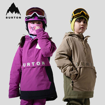 Burton Burton United States Cool Children Ski suit windproof waterproof warmer suit new hat-to-air spot