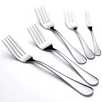 Snack pastry milk tea shop with long handle rice inserts fork fruit fork Iron Fork Creative Cutlery Hotel Lengthened