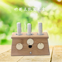 Single-hole double-hole three-hole four-hole six-hole thickened moxibustion box moxibustion box moxibustion and moxibustion accessories can be equipped with push device