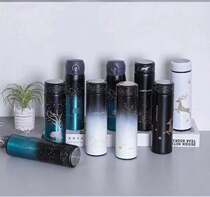 Korean reflex Cup stainless steel Starry Sky bounce cover thermos cup ins female student luminous couple portable tea