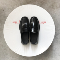 CCJE homemade microfiber leather material matt system height-increasing black loafers and the same low-help casual shoes for men and women