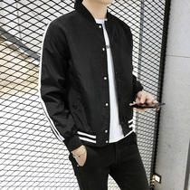 2021 spring autumn coat men Korean version of youth slim handsome Tide brand baseball uniform jacket jacket men