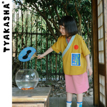 (Cool Series) TYAKASHAKIDS Takasha childrens shirt boys kimono shirt childrens shirt