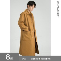 (Limited time 8fold) WP Shirakawa long loose windbreaker Japanese casual jacket male spring and autumn