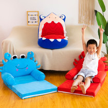 Children Fold Small Sofa Cartoon Cute Boy Girl Princess Sloth Baby Read Corner Single Sofa Seat