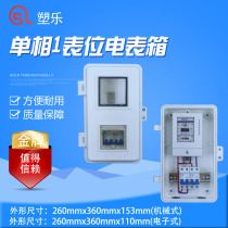FRP single-phase 1-meter electric meter box watt-hour meter electric box DLBX-W1 electronic mechanical outdoor waterproof