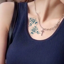 Flower tattoo stickers not halo color juice juice flower arm tattoo stickers can not be removed tattoo stickers can last for 2 weeks tattoo