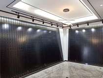  Tile sample display stand Tile display stand Vertical floor-to-ceiling 80 punching plate tile shelf Ceramic display stand vertical