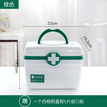 Full set of family baby medicine box medicine box storage student dormitory girl Home portable emergency small size