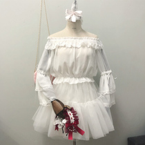 2021 new spring Lolita soft girl daily boneless violence skirt support Lolita inside with a puffy skirt