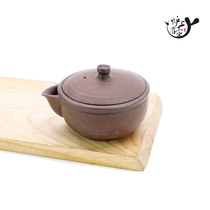 Japan Haitao often smooth burning pottery Shouping type old mud old pottery bottle Japanese tea ceremony zero with bubble teapot carton