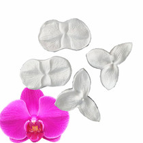 New factory direct simulation British sugar flower silicone mold die die bread flower texture leaf mold Phalaenopsis