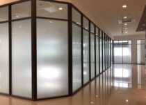 Office Glass Partition Wall Aluminum Alloy Tempered Glass High Partition Louvre compartment Conference room Partition Wall Screen