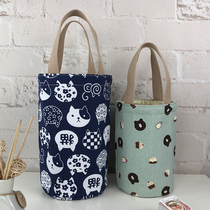 Round rice bag lunch bag lunch box Hand bag lunch bag insulated bag aluminum foil thick lunch box student with rice bag