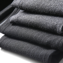 Low-key luxury mens pants texture grinding hair draping classic stripes autumn and winter business leisure warm straight casual pants