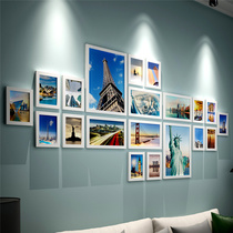 Solid Wood Photo Wall fashion creative Big Picture Wall modern living room simple wall photo frame combination European style frame wall