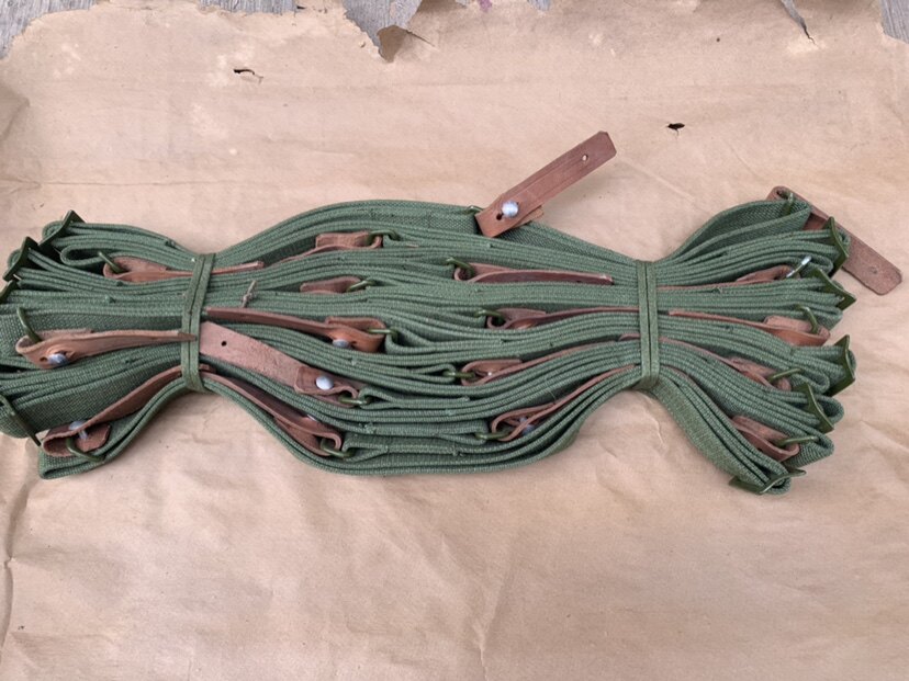 Strap 80s tool five - six - style strap green double cord connected strap with dog with guitar instrument strap
