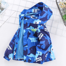 Boy Assault Jacket Jacket 2021 Spring Autumn Winter Dress New Plus Suede Thickened Outdoor Suit Detachable Children Three-in-one