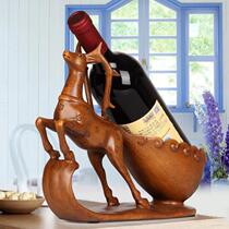 Wine cabinet decoration ornaments Couple Elk creative living room decoration crafts wine rack wine rack