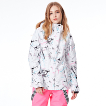 Ski suit womens suit veneer double board thickened Korean windproof waterproof warm breathable winter snow township tourism equipment