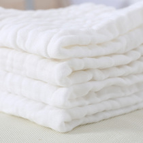 The large square towel 6 layer of pure cotton face towel baby bathing and absorbing towel adult sweat gauze soft