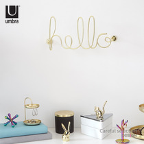 umbra hello Hello wall decoration hook for simple room hanging pieces of Nordic bedroom wall creative decoration