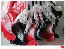 Foreign trade outlet tail Single special price thin cup lingerie bra suit Sexy gather for Christmas New Years big red black