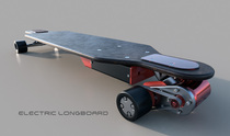3D modeling drawing of long electric scooter designed by Ilia stp format