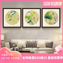 KS Cross Stitch Interesting Triptych 2020 New Living Room Restaurant Scenic Series Thread Embroidered yourself embroidered