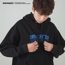Saucerboi BY RunninWheel China boy joint plus velvet sweater mens trendy hip-hop loose autumn and winter