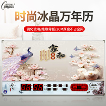 Kangbas 2021 new electronic perpetual calendar digital wall hanging home creative table LED living room calendar wall clock