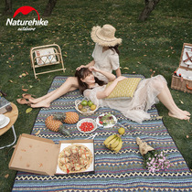 NH Nationality cloth picnic mat moisture-proof mat outdoor picnic tent mat portable thickened spring outing mat