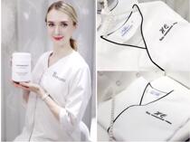 Korean semi-high-end custom skin management beauty salon Beauty tattoo artist training school overalls sleeves