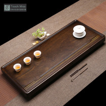 Touch Miss whole piece ebony tea tray natural solid wood tea table simple home living room creative Kung Fu Tea Sea