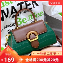 Hong Kong Light Luxury Counter 2022 New Fashion Fashion Texture Handbag Womens Single Shoulder Cross-Body Casual Small Square Bag Breast Bag