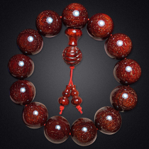 (Years)Small leaf rosewood hand string stars multi-star Buddha beads solid wood hand string 1 8*13 MM hand string gift