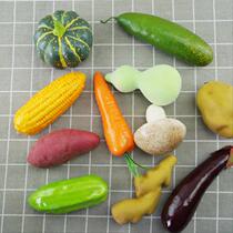 Teaching aids sample Sample Furnishing Simulation Fruits Vegetables Suit Kitchen Children Toys Students Farmhouse Music Fake Bread