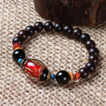 National style original personality Joker accessories features glazed jewelry hand decoration natural Ebony bracelet bracelets for women