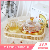 Zhang Xiaomeng longan red jujube Chinese wolfberry tea girl aunt conditioning health flowers and fruit tea vitality non-Five Treasure Tea