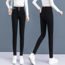 Spring Autumn Season Jeans Woman 2022 New elastic high waist tight pencil pants 100 lap slim fit slim fit slim fit